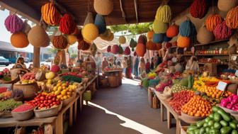 Die Vielfalt der angebotenen Waren