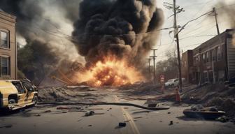 Gefährliche Gasexplosion bei Glasfaserarbeiten: Sicherheitsbedenken durch Erdraketen