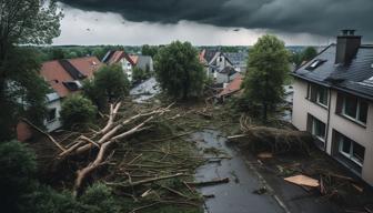 Sturmtief 'Detlef' hinterlässt Spuren in Deutschland: Verletzte und Schäden durch heftigen Sturm